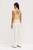 Paulina Scoop Tank - Chamomile