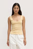 Paulina Scoop Tank - Chamomile