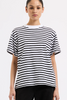 Organic Stripe Boyfriend Tee